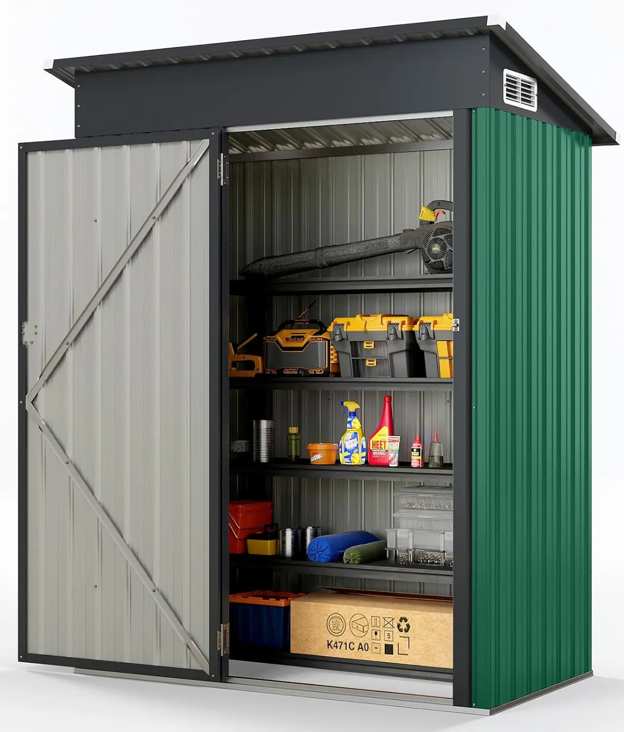 Casuta gradina Costway GT4222QL (Green) - 2