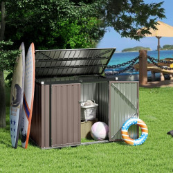 Casuta gradina Costway GT4275NH (Brown) Thumb