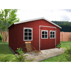 Casuta de gradina Espace Et Nature Azuga 398x398x237 (Natural) Thumb