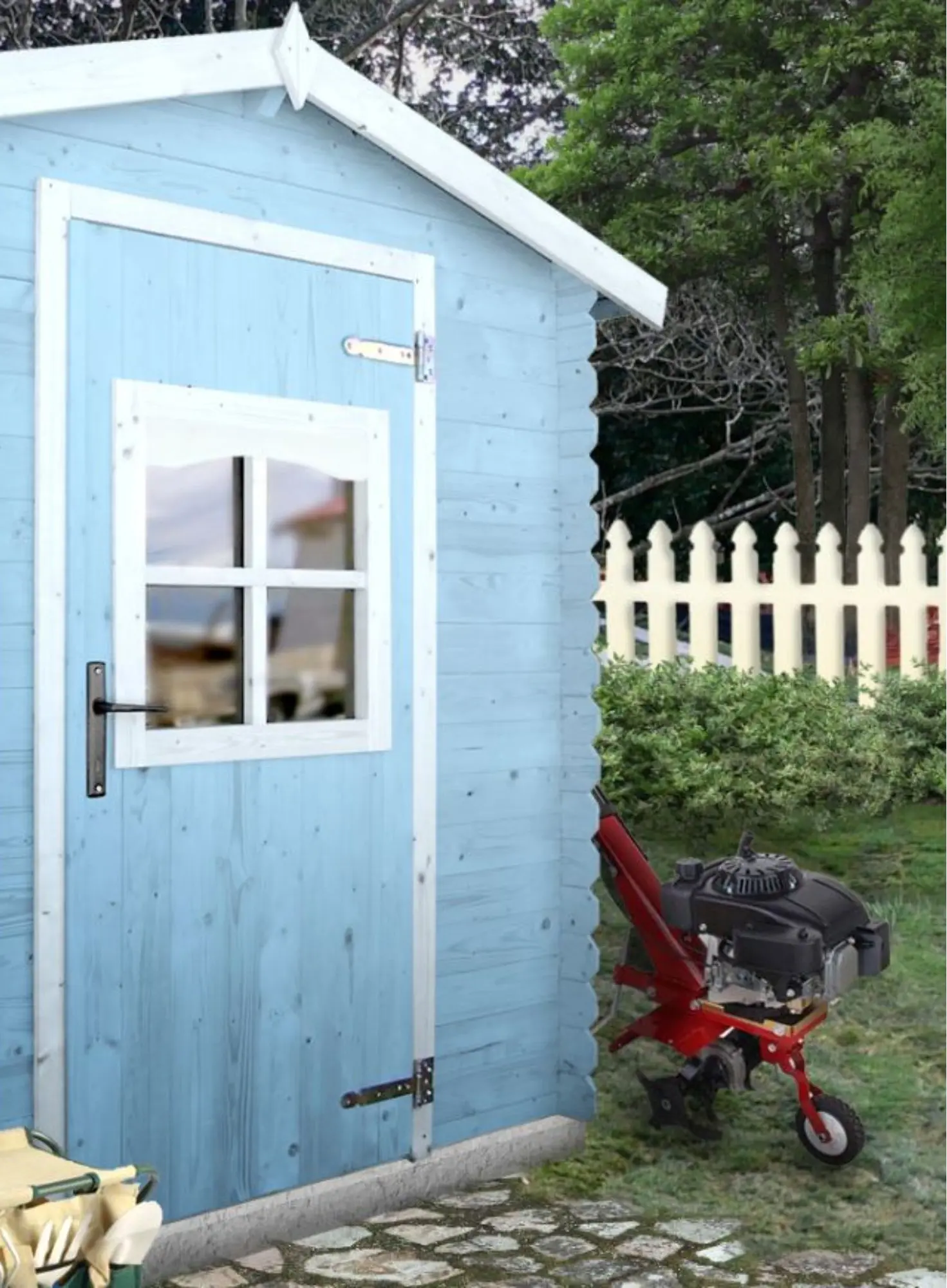Садовый домик Espace Et Nature Caraiman 198x198x207 (Natural) - 3