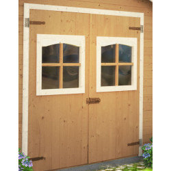 Садовый домик Espace Et Nature Lotru 298x298x237 (Natural) Thumb