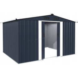 Сарай-хозблок FunFit Garden Darwin 4907 (Dark Grey/White)