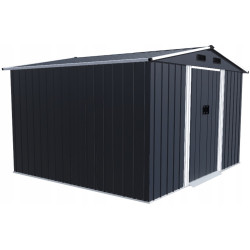 Сарай-хозблок FunFit Garden Darwin 4907 (Dark Grey/White) Thumb