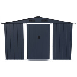 Сарай-хозблок FunFit Garden Darwin 4907 (Dark Grey/White) Thumb