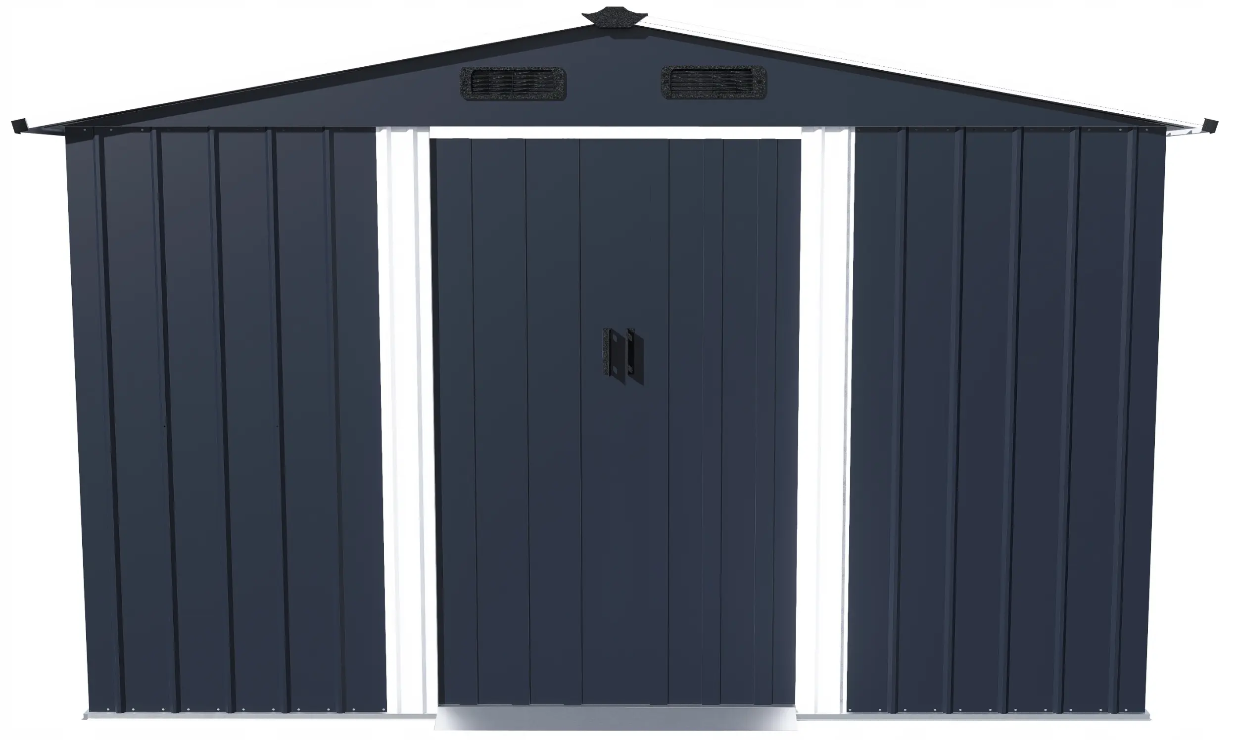 Сарай-хозблок FunFit Garden Darwin 4907 (Dark Grey/White) - 6