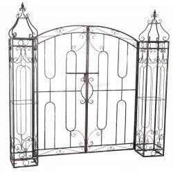 Poarta de gradina decorativa GardenLine GOM1432 (Brown)