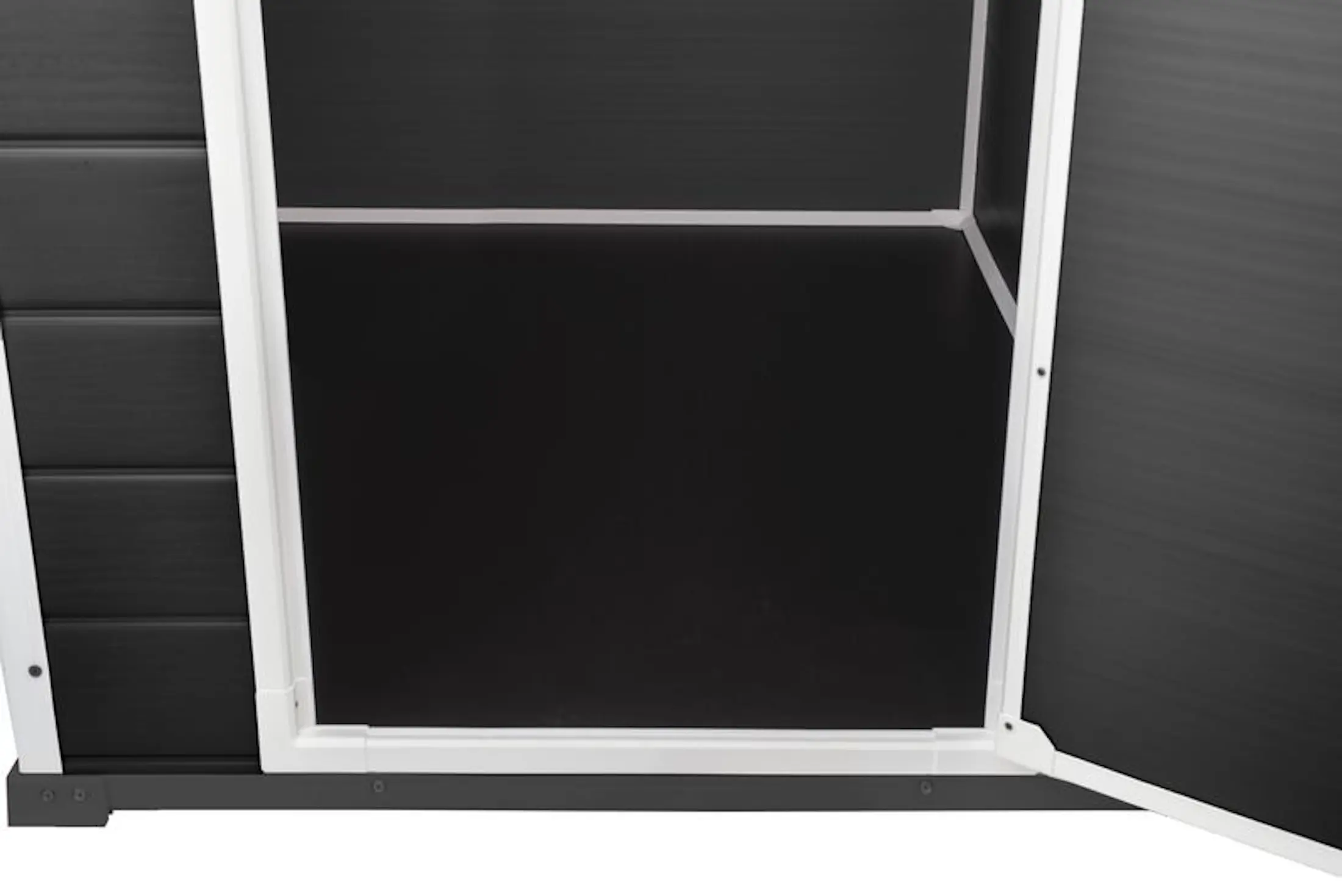 Casuta gradina Keter Essential 2171377 (Dark Grey/White) - 3
