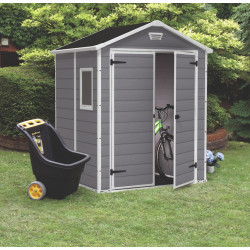 Сарай-хозблок Keter Manor 185x152x226 (Gray/White) Thumb