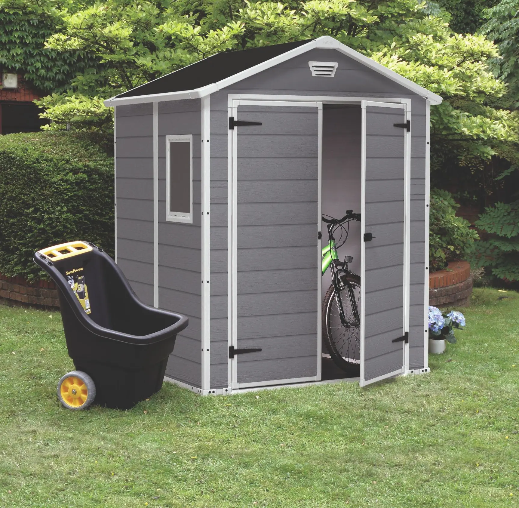 Сарай-хозблок Keter Manor 185x152x226 (Gray/White) - 3