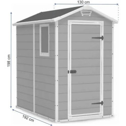 Casuta gradina Keter Manor 4X6 130x192x198 (Grey) Thumb
