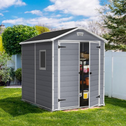 Casuta gradina Keter Manor 6X5 DD 185x152x226 (Grey) Thumb