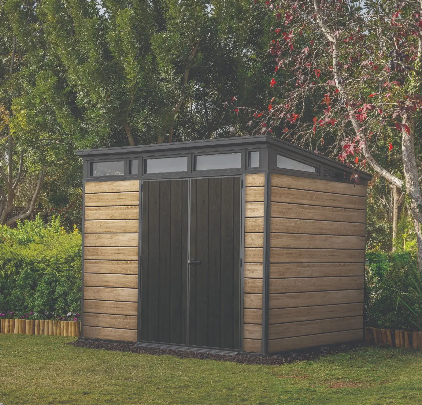 Casuta gradina Keter Pent 279x218x226 (Brown) - 6