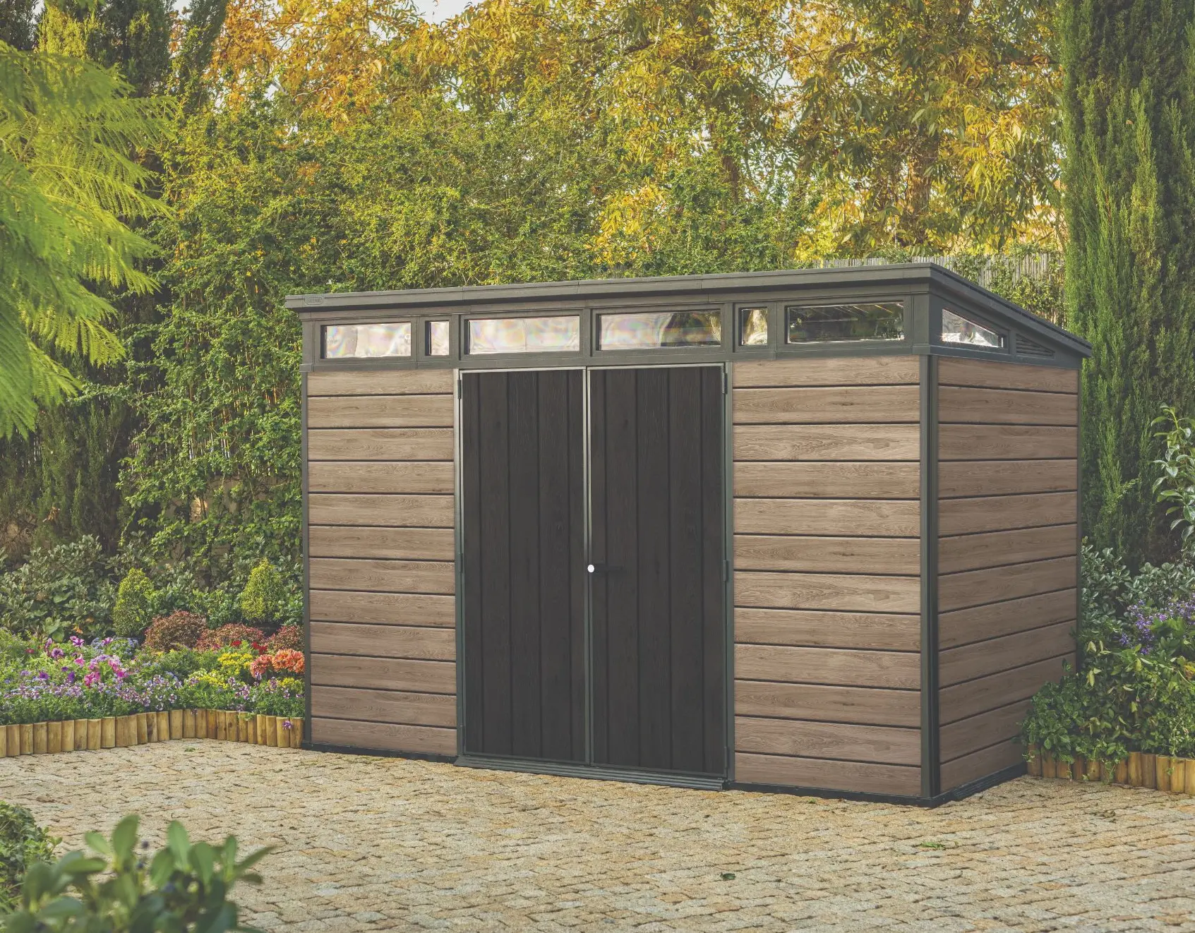 Casuta gradina Keter Pent 342x218x226 (Brown) - 6