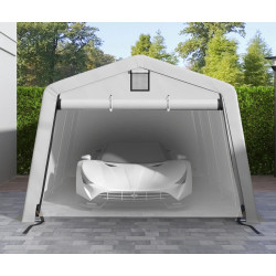 Cort de garaj Outsunny 84C-451V01LG 3.3x6.2 (Light Grey) Thumb