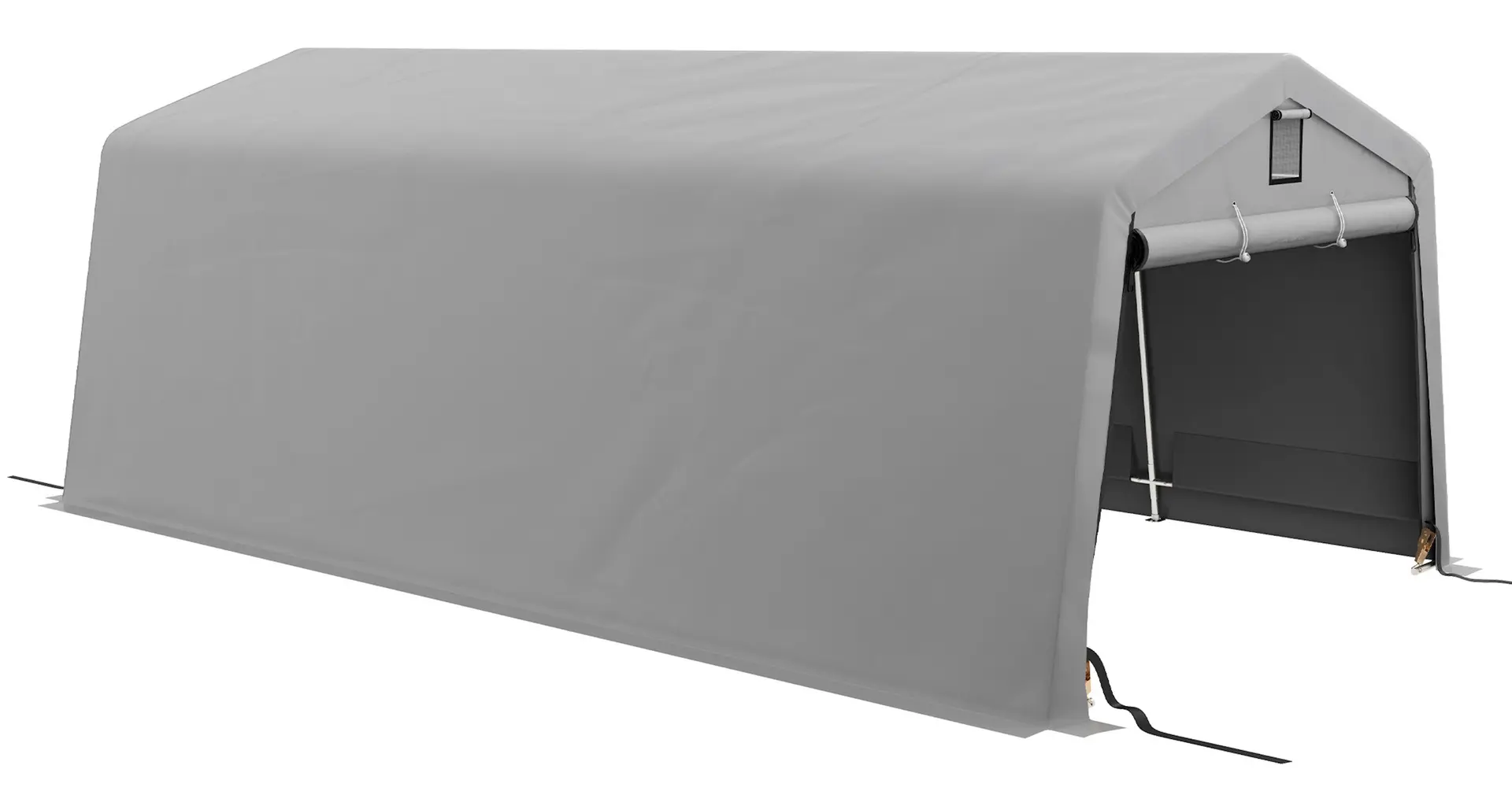 Cort de garaj Outsunny 84C-451V01LG 3.3x6.2 (Light Grey)