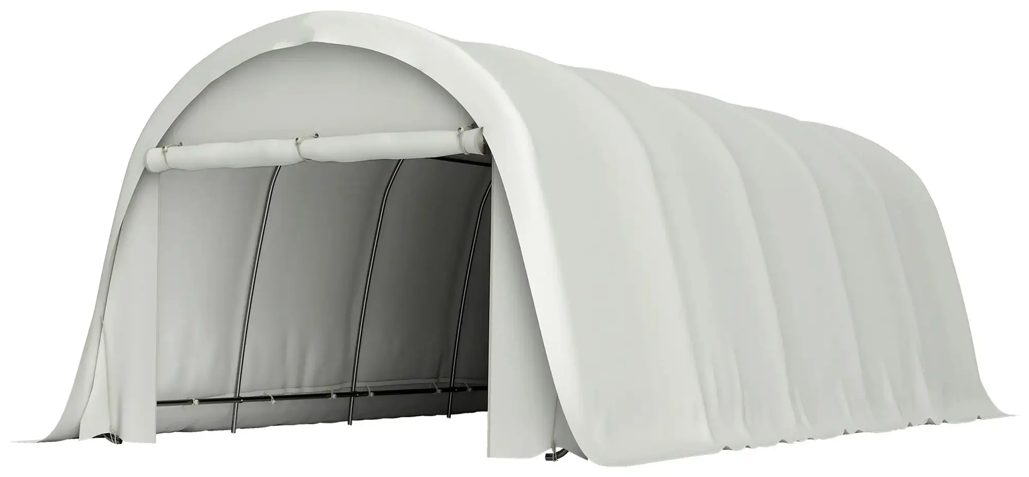 Garaj tip cort Outsunny 84C-700V00CW (Cream White) - 2
