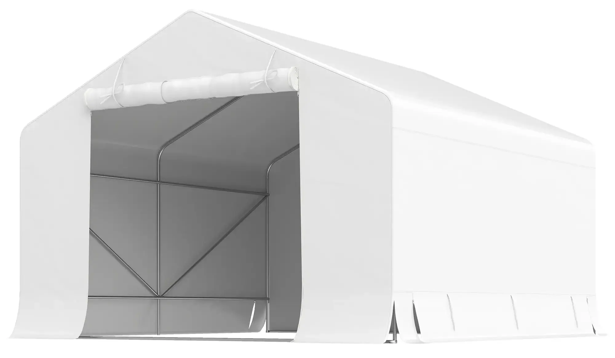 Гараж тентовый Outsunny 84H-538V00WT (White) - 2