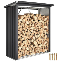 Adapost pentru lemne Outsunny 84H-422V00CG (Dark Grey) Thumb