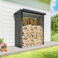 Adapost pentru lemne Outsunny 84H-422V00CG (Dark Grey) Thumb