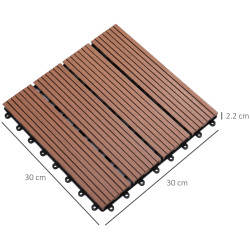 Teracota de gradina Outsunny 844-214BN (Brown) Thumb