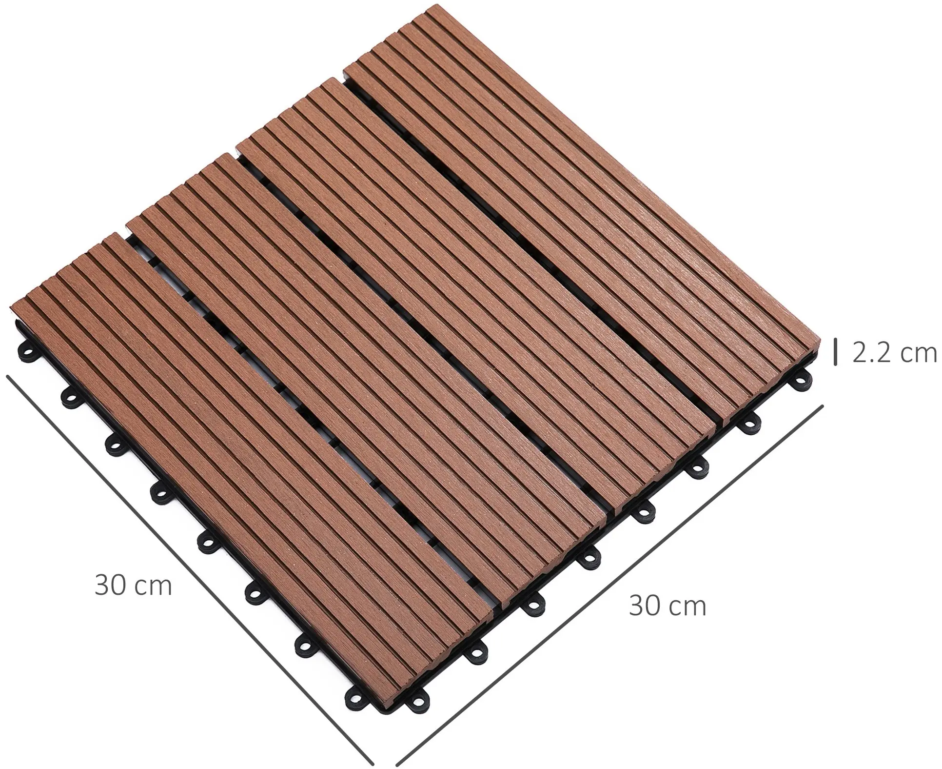 Teracota de gradina Outsunny 844-214BN (Brown) - 7