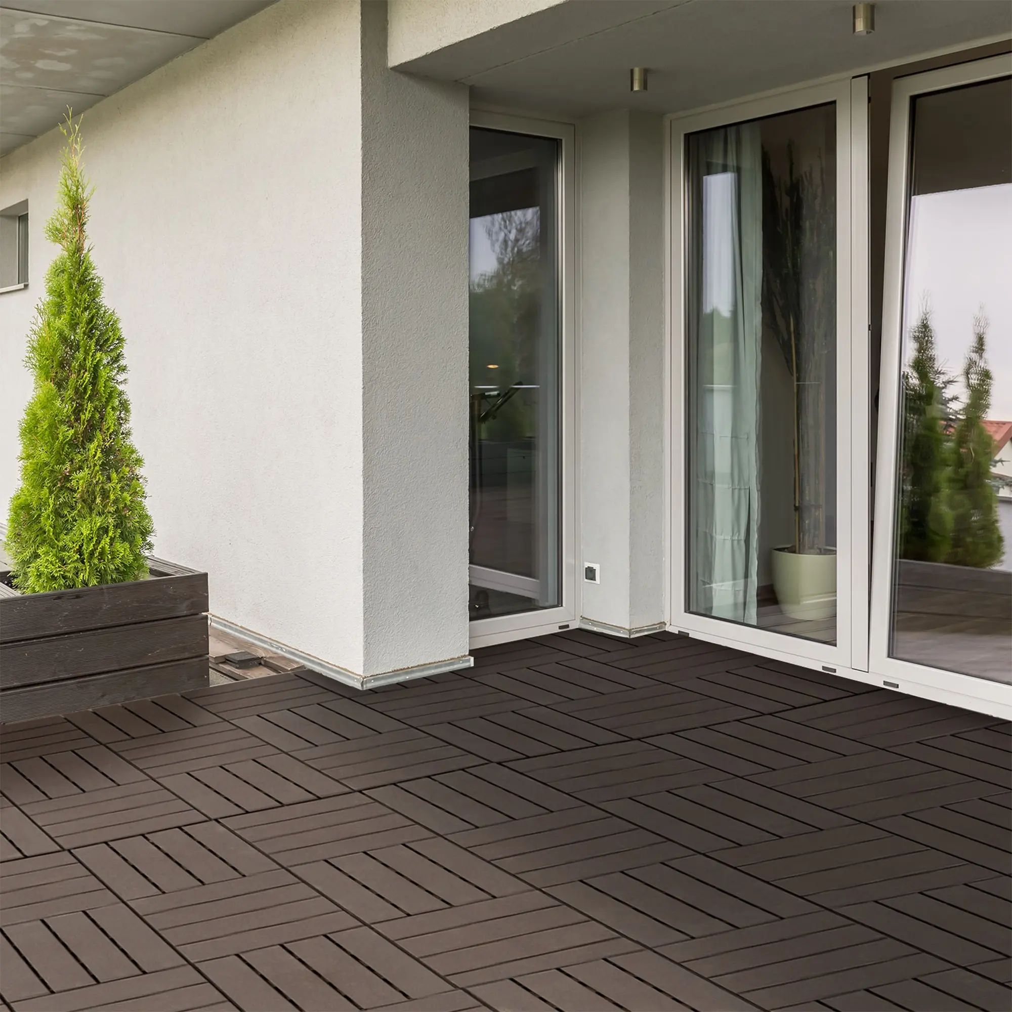 Садовая плитка Outsunny 844-278BN (Brown) - 5