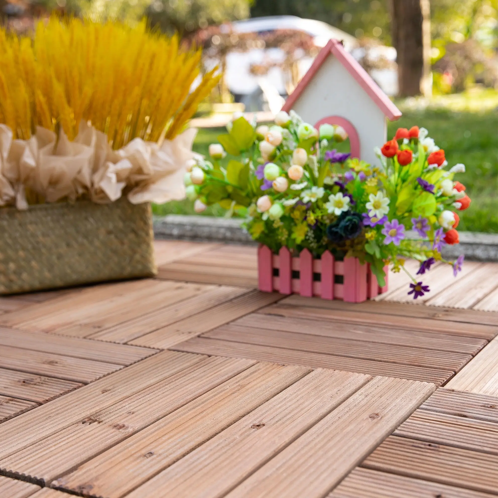 Садовая плитка Outsunny 844-325BN (Wood) - 6
