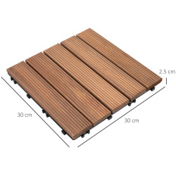 Садовая плитка Outsunny 844-325BN (Wood) Thumb