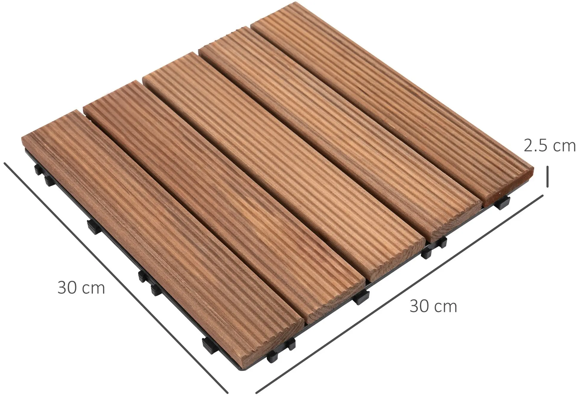 Садовая плитка Outsunny 844-325BN (Wood) - 7