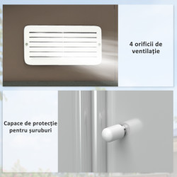 Сарай-хозблок Outsunny 845-030V00BN 213x130x185 (Brown) Thumb