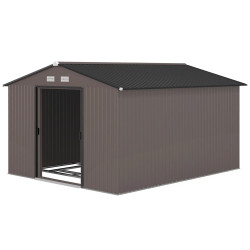 Сарай-хозблок Outsunny 845-031V02BN 277x322x192 (Brown) Thumb