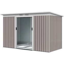 Casuta gradina Outsunny 845-032LG 280x130x172 (Light Grey) Thumb
