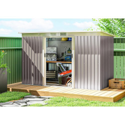 Casuta gradina Outsunny 845-032LG 280x130x172 (Light Grey) Thumb