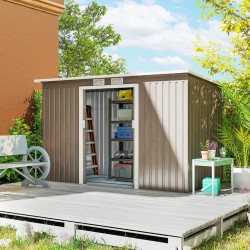 Сарай-хозблок Outsunny 845-032V00LG (Brown) Thumb