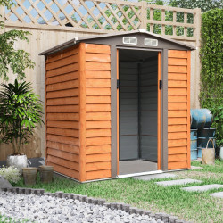 Casuta gradina Outsunny 845-171 197x160x201 (Brown) Thumb