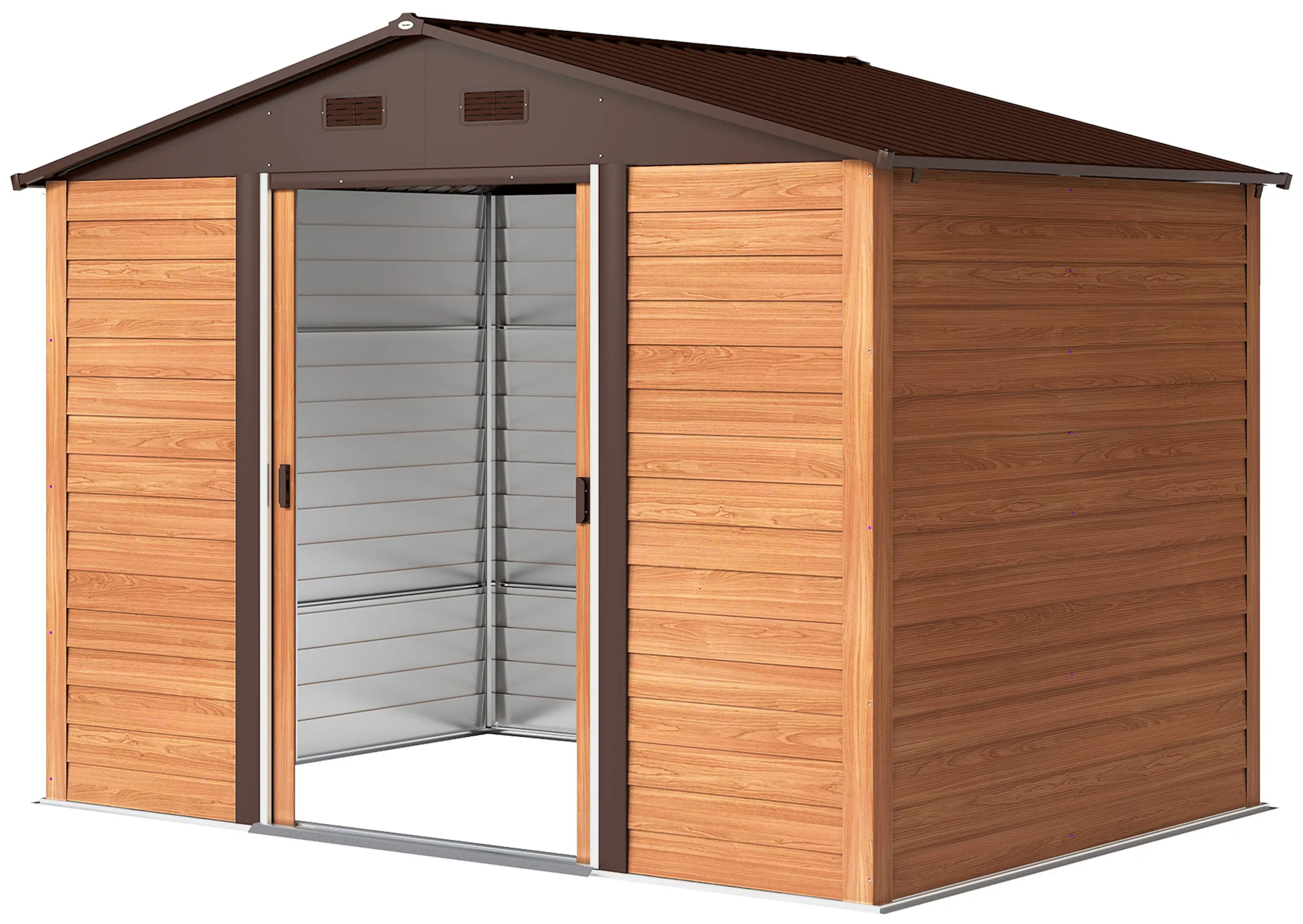 Сарай-хозблок Outsunny 845-179V03BN (Brown) - 2