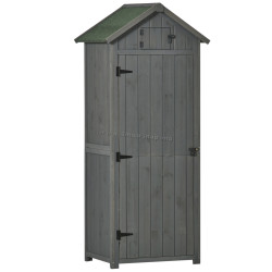 Сарай-хозблок Outsunny 845-209V01 77x54.2x179 (Grey)