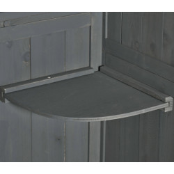 Сарай-хозблок Outsunny 845-209V01 77x54.2x179 (Grey) Thumb