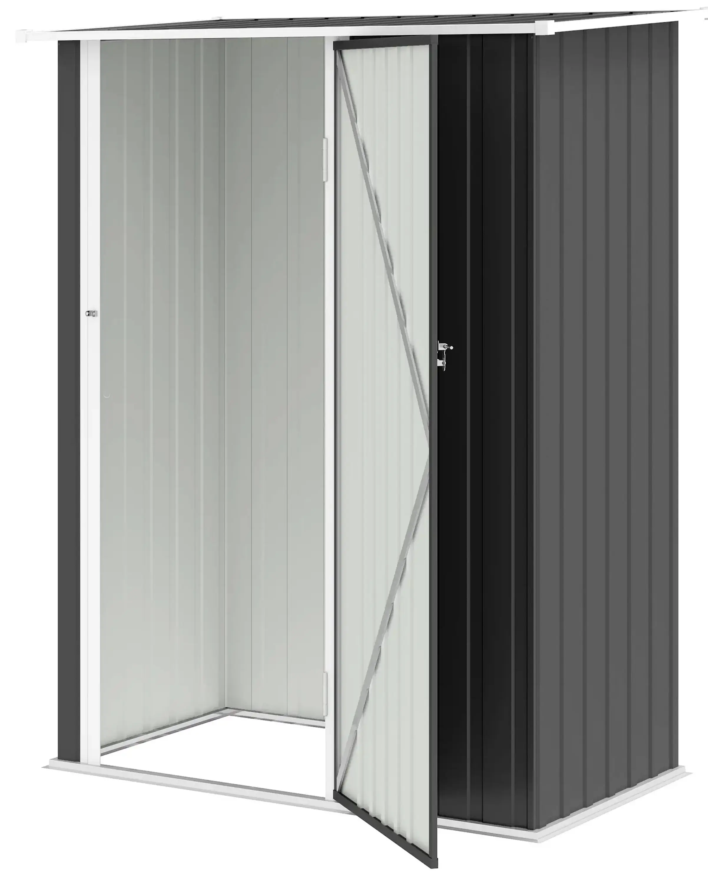 Сарай-хозблок Outsunny 845-328V02CG 142x86x189 (Dark Grey) - 2