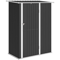 Сарай-хозблок Outsunny 845-328V02CG 142x86x189 (Dark Grey)