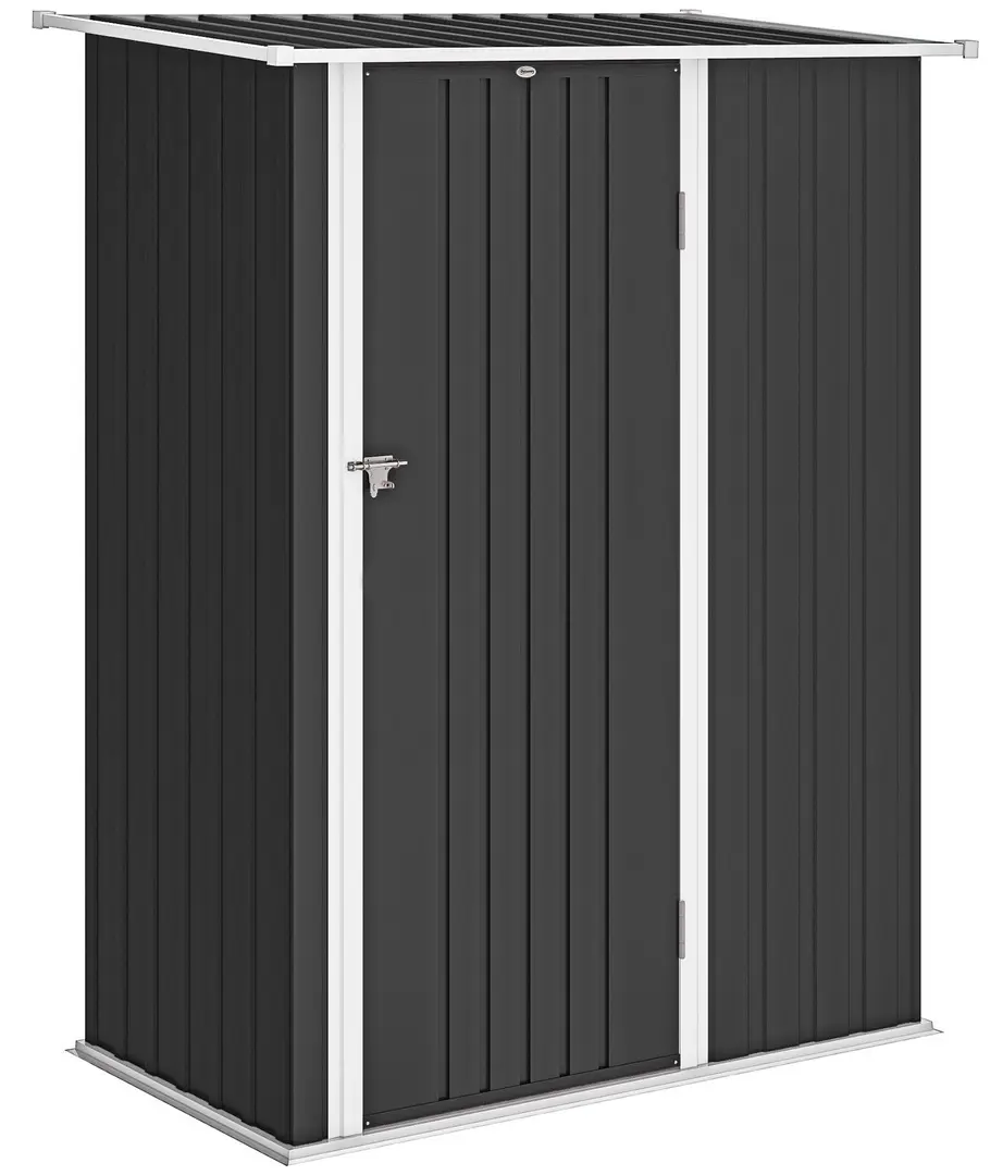 Сарай-хозблок Outsunny 845-328V02CG 142x86x189 (Dark Grey)