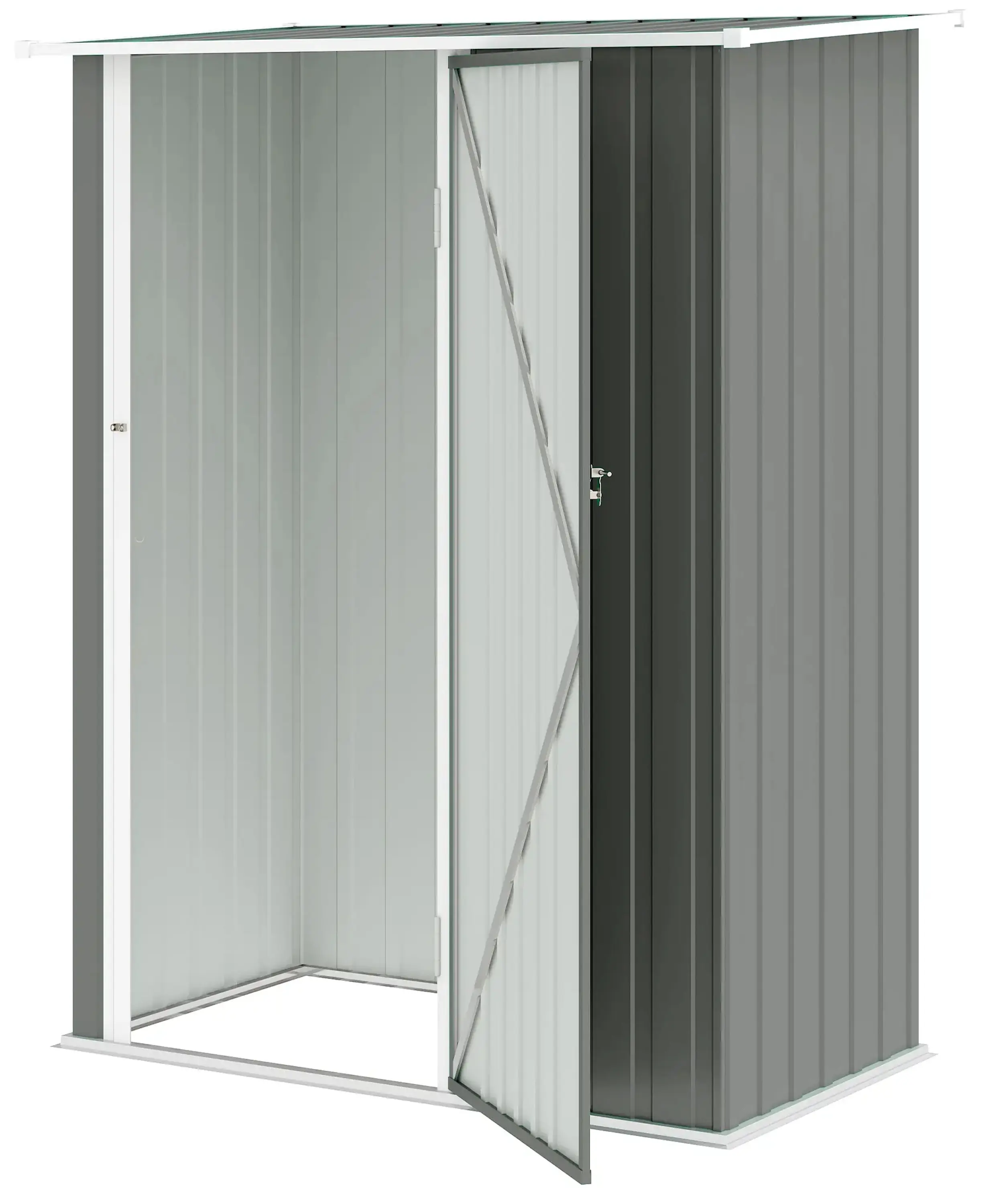 Сарай-хозблок Outsunny 845-328V02LG 142x86x189 (Light Grey) - 2