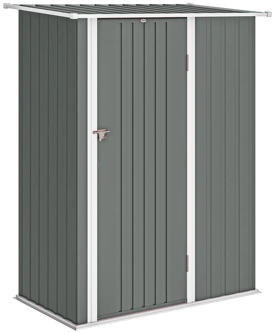 Сарай-хозблок Outsunny 845-328V02LG 142x86x189 (Light Grey)