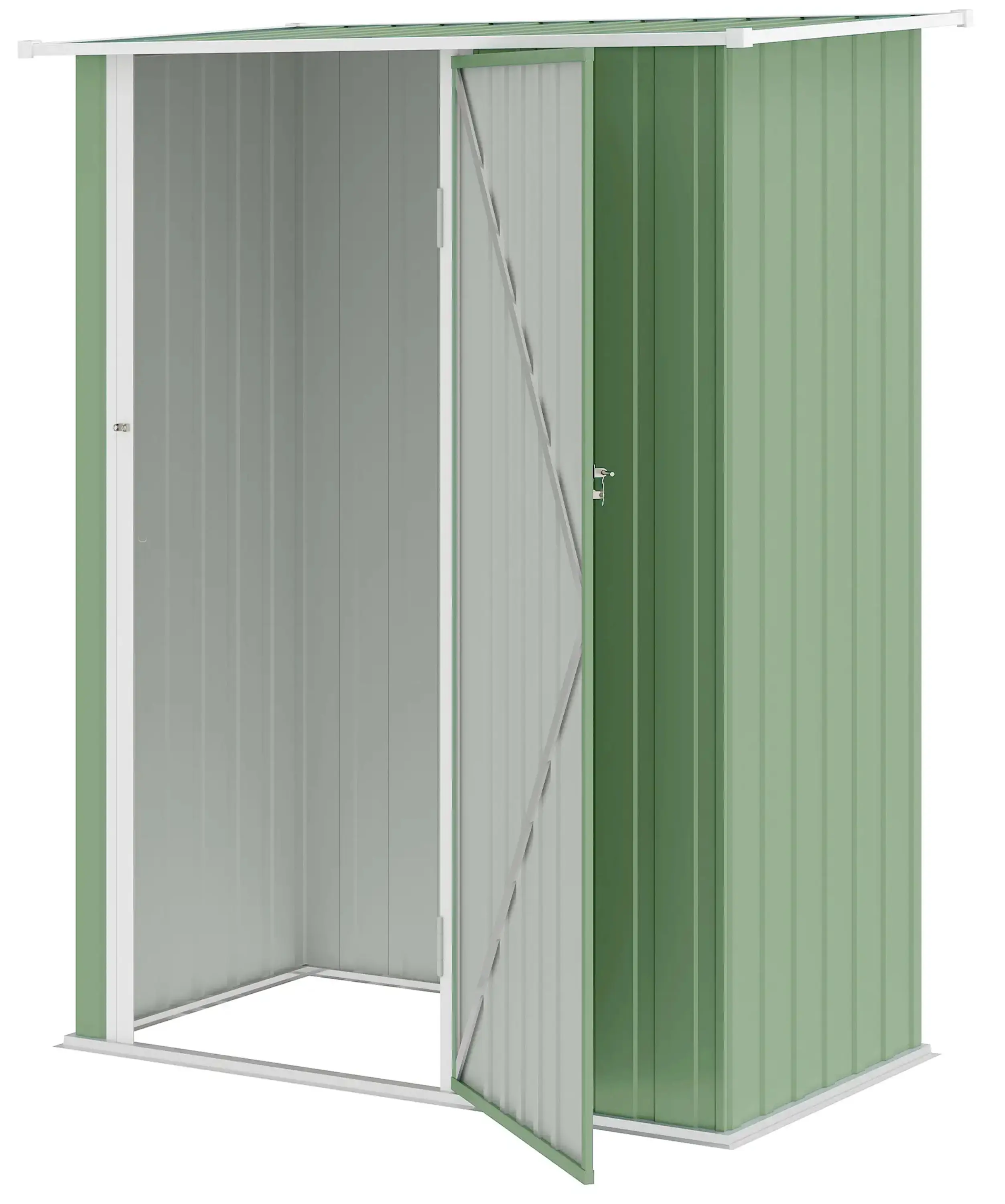 Сарай-хозблок Outsunny 845-328V02YG 142x86x189 (Light Green) - 2