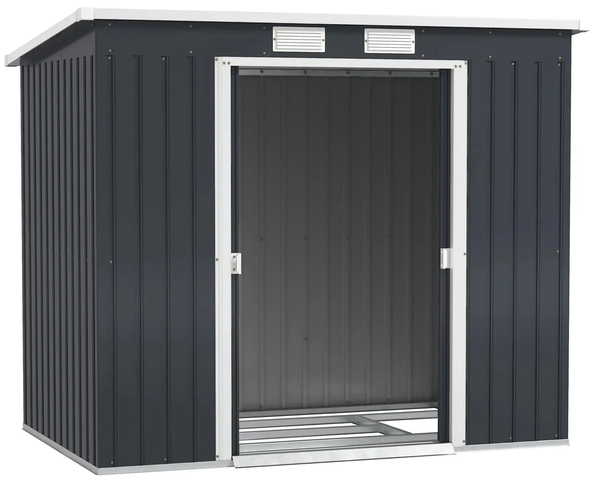 Casuta gradina Outsunny 845-390V00CG 213x130x172 (Dark Grey) - 2