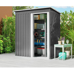 Casuta gradina Outsunny 845-423V01LG 163x89x182 (Grey) Thumb