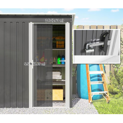 Casuta gradina Outsunny 845-423V01LG 163x89x182 (Grey) Thumb