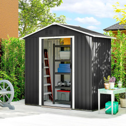 Сарай-хозблок Outsunny 845-425V01CG 194x107x191 (Grey) Thumb