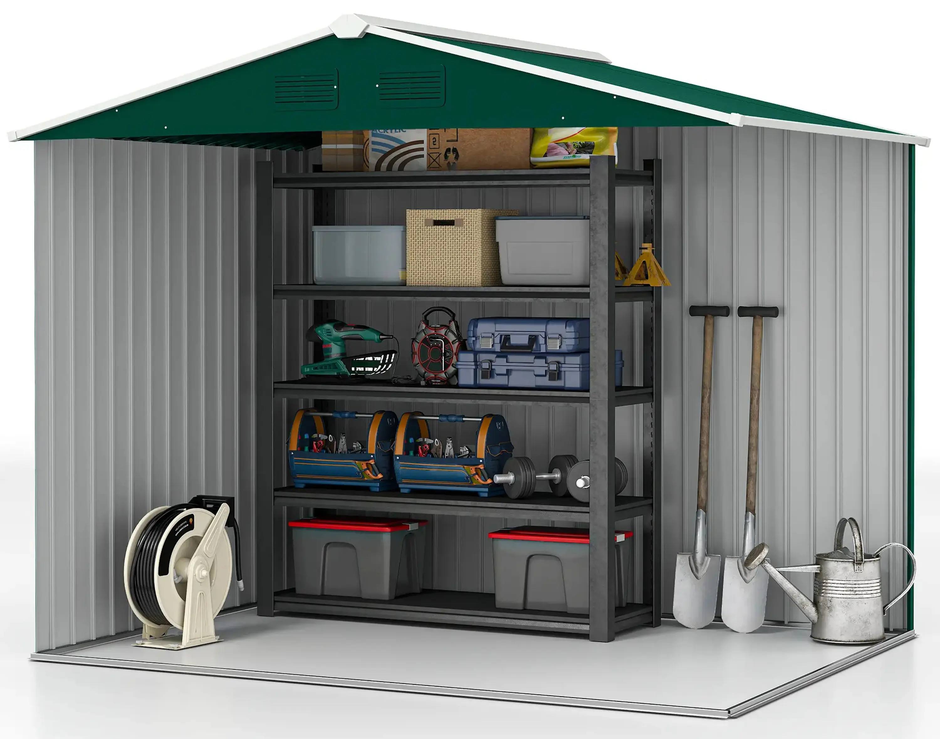 Casuta gradina Outsunny 845-429GN 236x174x190 (Green) - 3