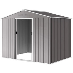 Casuta gradina Outsunny 845-429V01GY (Light Grey) Thumb